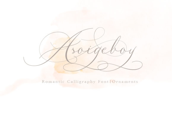 Asoigeboy Script Font for Handmade Creators