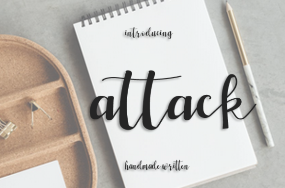 Attack: A Whimsical Font for Creative Projects