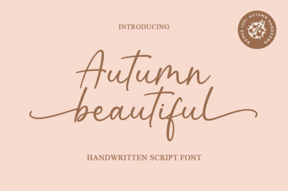 Autumn Beautiful Script Font for Elegant Branding