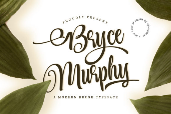 Bryce Murphy Font: Elegant Script for Designers