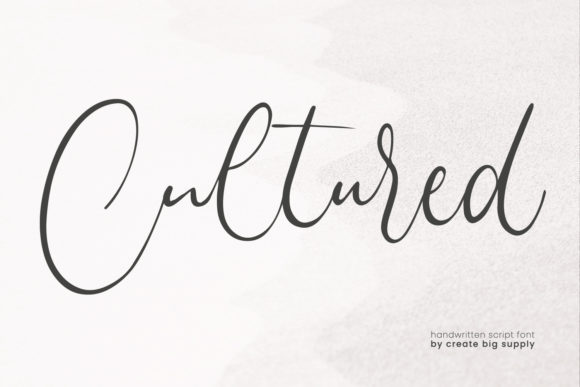 Cultured Font for Elegant Designs