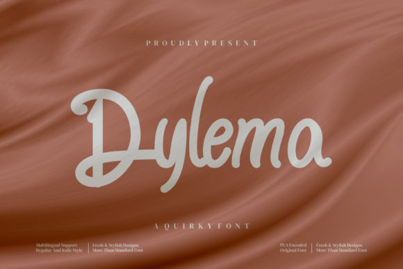 Dylema Script Font for Elegant Branding