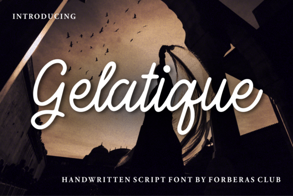 Gelatique: A Vintage Script Font for Elegant Branding