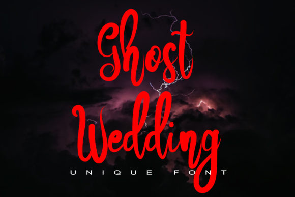 Ghost Wedding Font for Creative Makers