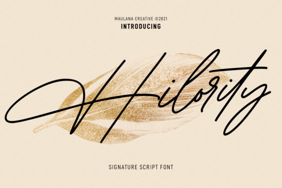 Hilority Font for Small Business Branding