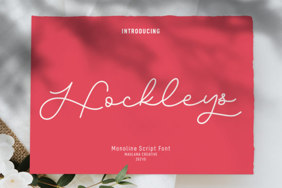 Hockleys Font for Elegant Brand Identity Design