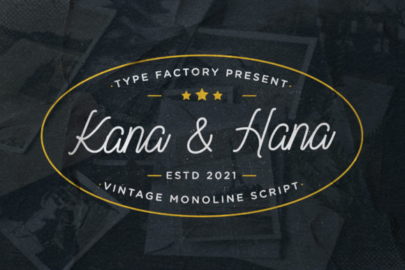 Kana Hana: A Vintage Script Font That Elevates Real Branding