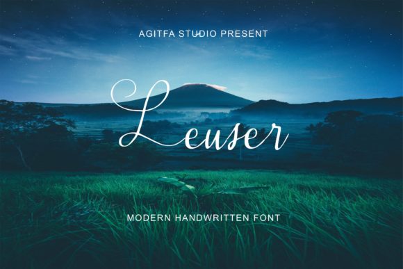 Leuser Script Font for Elegant Branding Projects
