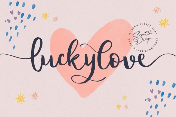 Luckylove Script Font for Creative Digital Design