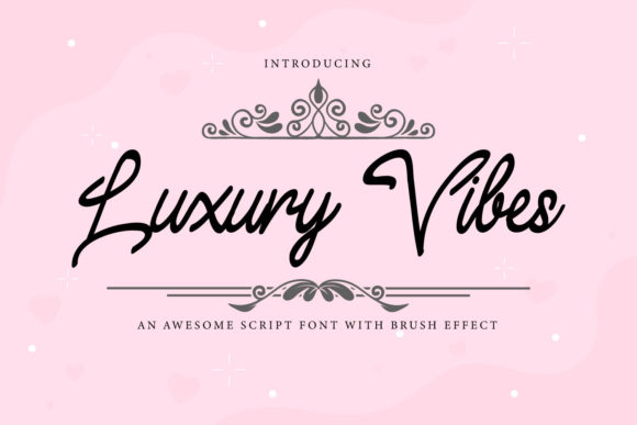 Luxury Vibes: A Delicate Script Font for Elegant Editorial Design