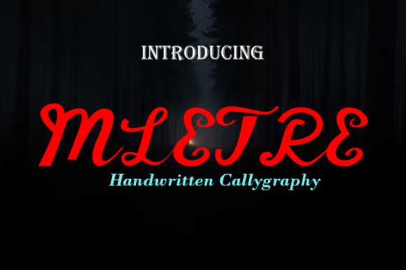 Mletre: An Elegant Script Font for Luxury Branding