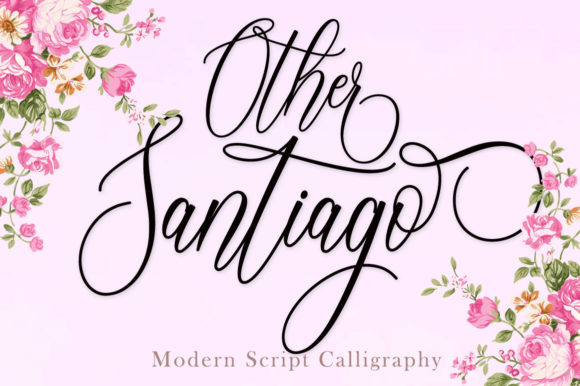 Other Santiago Script Font for Handmade Creators