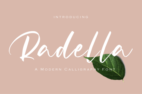 Radella Script Font for Elegant Handmade Branding