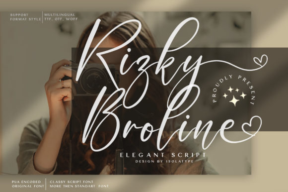 Rizky Broline Font for Elegant Branding That Feels Like You