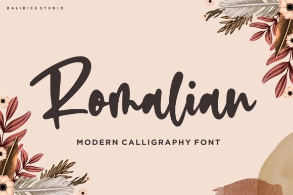 Romalian Script Font for Elegant Brand Identity