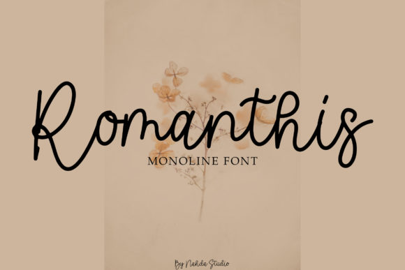 Romanthis Script Font for Elegant Branding