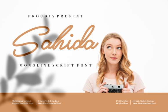 Sahida Script Font for Elegant Branding