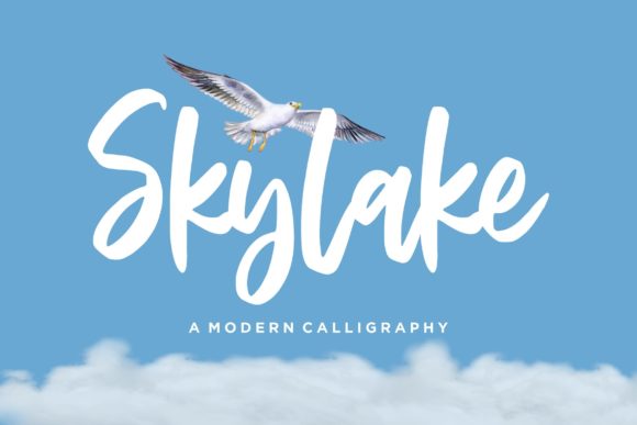 Skylake Font for Elegant Branding and Handwritten Charm