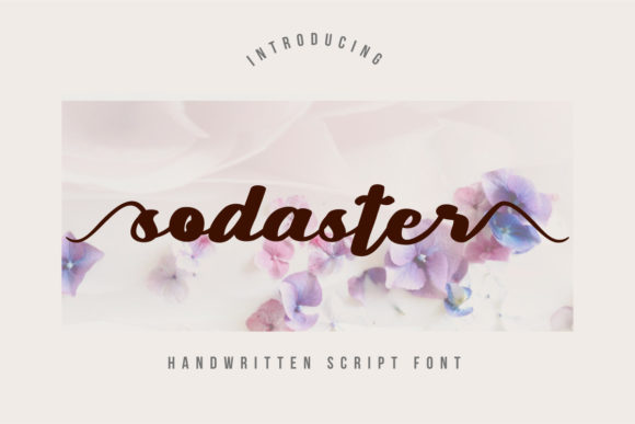 Sodaster Font for Elegant Branding and Handwritten Charm