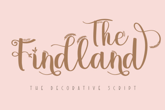 The Findland Font for Creative Brands